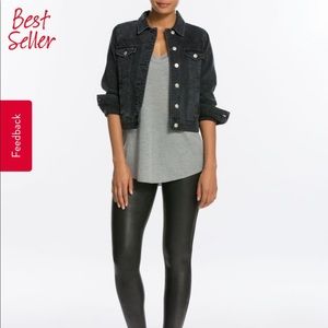 NWT SPANX faux leather leggings